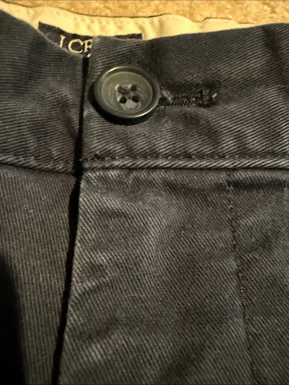J. Crew Navy Straight-Fit Chino Pants